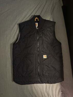 Carhartt Rain Defender Relaxed-Fit Lightweight Insulated Mock-Neck Vest for Ladi